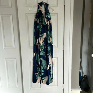 Floral Dress  maxi length dress Size small